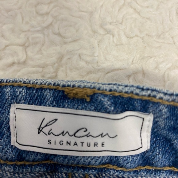 Kancan Ankle Ultra High Rise Taper Denim Jeans distressed Size 26 - Picture 9 of 10